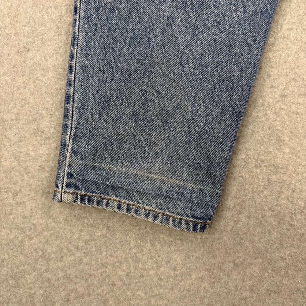 Vintage Levis 550 Jeans Mens 32x27 Medium Wash Relaxed Fit Orange Tab 90s Denim - Picture 12 of 16